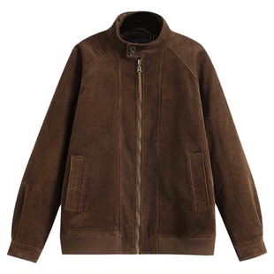 PLUS CRASH冬季新款灯芯绒加厚复古高级感百搭保暖老钱外套男女款