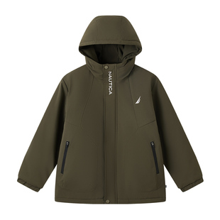 【棉服】NAUTICA童装 男女童户外儿童冲锋外套秋冬大童外衣防泼水