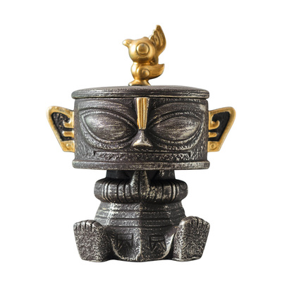 三星堆文创香炉神鸟香道摆件礼物