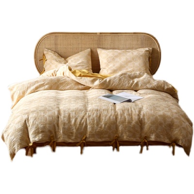 出口日本高端双层纱布四件套全棉