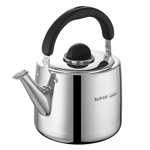 苏泊尔烧水壶燃气304不锈钢大容量鸣笛开水壶家用明火电磁炉通用
