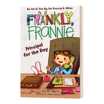 英文原版 Frankly  Frannie Principal for the Day 坦率点 弗兰妮5 英文版 进口英语原版书籍