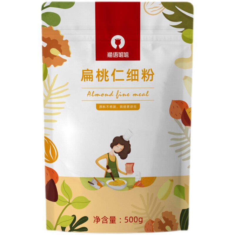 扁桃仁粉烘焙烘焙专用纯杏仁粉