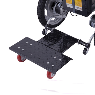 九圆电动轮椅坐式后拖载人踏板升级双人后座购物车配件原厂件后挂