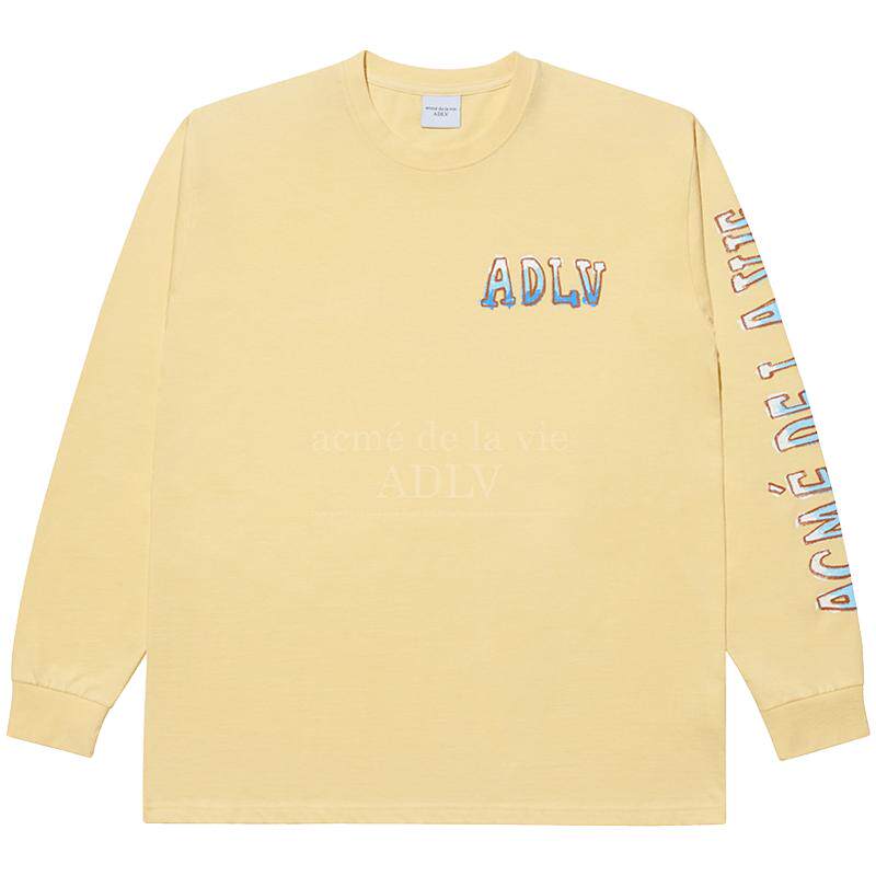 adlv打底衫男女款长袖t恤春秋季