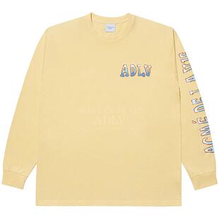 ADLV打底衫内搭男女款加长长袖t恤体恤秋季高级logo印花套头上衣