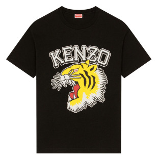 KENZO高田贤三 潮牌 男士网球穿搭虎头圆领短袖T恤 FD65TS0084SG