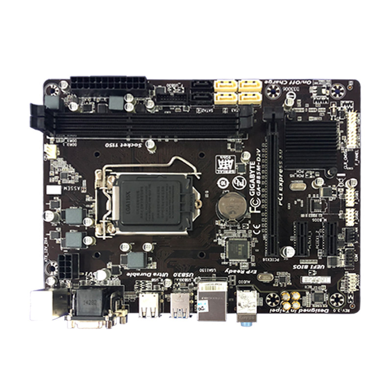 Gigabyte/技嘉 B85M-D3V华硕B85M-F/K台式机主板1150针四代H81