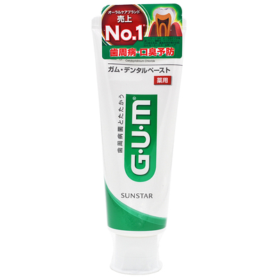 日本进口gum牙周护理牙膏120g