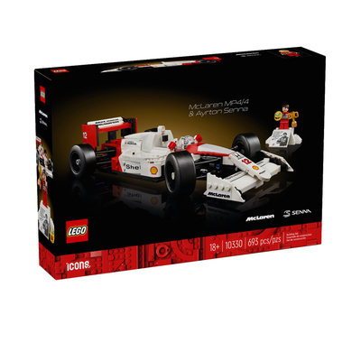 LEGO乐高店10330迈凯伦MP4/4与埃尔顿·塞纳积木赛车男孩玩具礼物