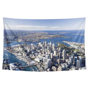 澳大利亚悉尼歌剧院城市建筑写真周边墙布装饰背景布海报挂布挂毯