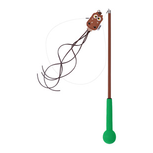 zeze卜卜球逗猫棒猫玩具猫薄荷可伸缩自嗨解闷互动毛绒猫咪玩具