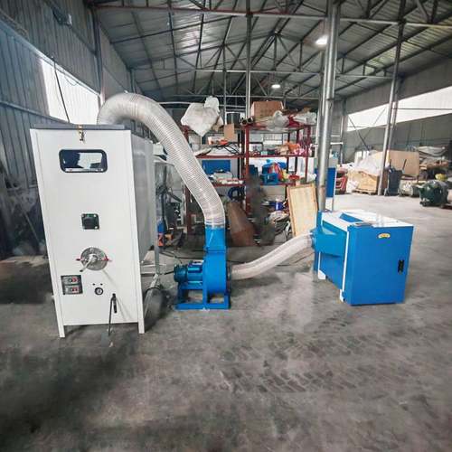 小型PP棉松棉填充抱枕一体机 原料自动上料开棉机纤维丝绵开松机