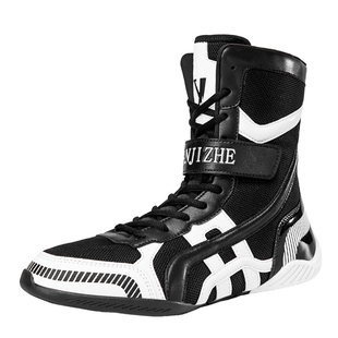 拳击鞋专业散打格斗鞋防滑耐磨武术训练摔跤鞋跆拳道泰拳男搏击鞋