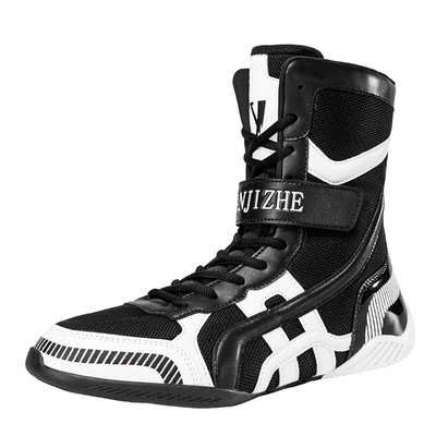 专业高帮拳击鞋散打格斗训练男