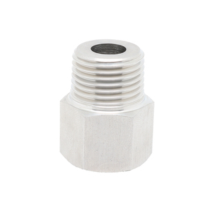 304/316L不锈钢内外丝转换接头 压力表加厚管螺纹变径补芯G R NPT