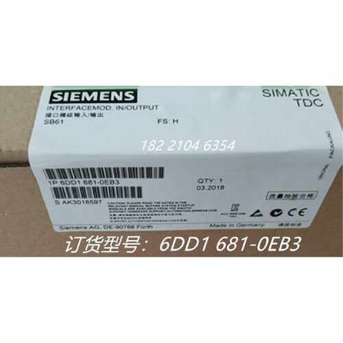 议价6DD1681-0EB3西门子TDC SB61电位隔离 24/48V  6DD1 681-0EB3