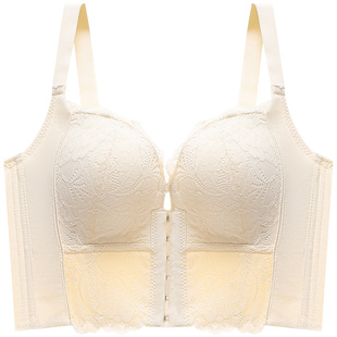 前扣内衣女小胸聚拢显大集中调整型收副乳防下垂性感防外扩文胸罩