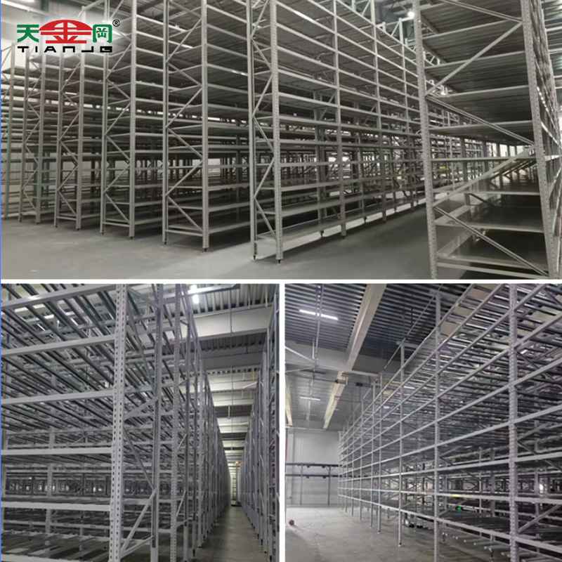 天金冈AGV无人料箱货架 AGV穿梭式智能重型仓储物料货架定制