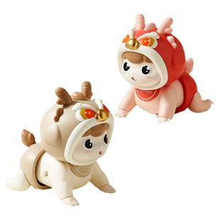 婴儿玩具0-1岁学爬行引导抬头练习训练益智早教3宝宝6月4新生幼儿