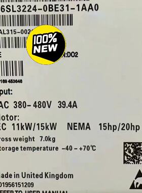 【询价】6SL3224-0BE31-1AA0G120 变频适用