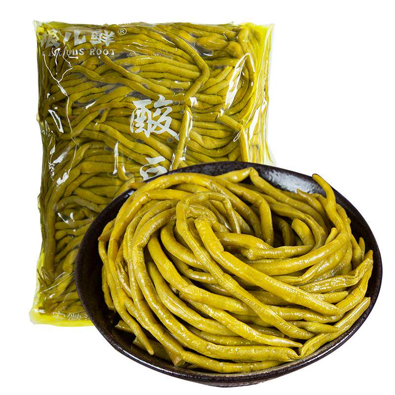 根儿鲜正宗酸豆角整根商用批发