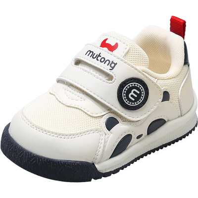 牧童软底熊猫卡通步前鞋