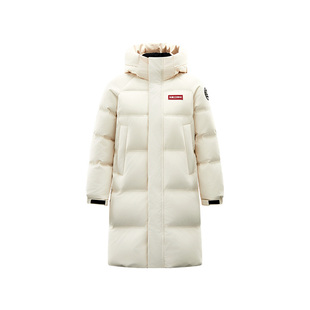 孙颖莎同款鸭鸭羽绒服男女同款中长款过膝加厚2025新款冬季外套潮