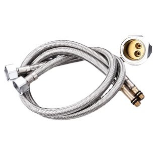 。自来水槽管头蛇形管冷热工具软管连接热水器尖头吸水管水笼头