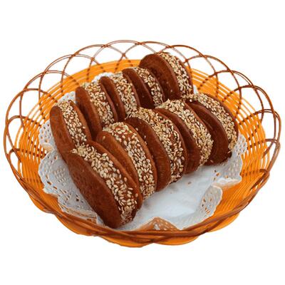 【现炸发货】老式特产香酥芝麻南瓜饼早餐早点零食小吃糕点现炸