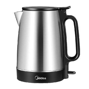 美的1.7L不锈钢电热水壶 家用自动断电