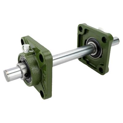 外球面带座轴承方形支撑主轴定制