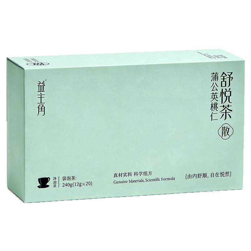 益主角蒲公英桃仁舒悦茶