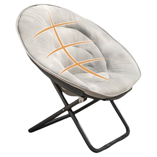 月亮椅折叠躺椅阳台休闲椅卧室椅子家用午休靠背懒人椅子单人沙发