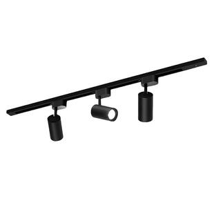 轨道灯led射灯服装店铺COB商用30W40W导轨式工程展厅背景墙滑轨灯