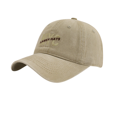 水洗大头围棒球女软顶秋冬鸭舌帽