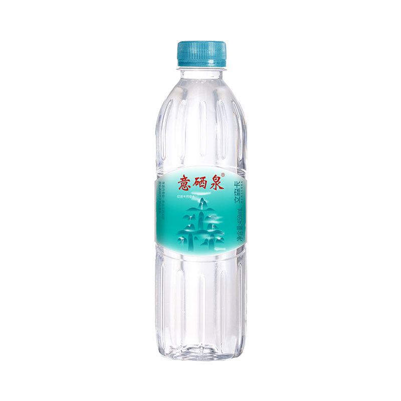 文森卡含硒山泉水459ml*12/24瓶整箱天然弱碱性泡茶小分子饮用水