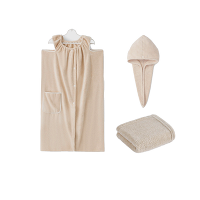 三利夏季女可穿式浴巾浴裙浴袍