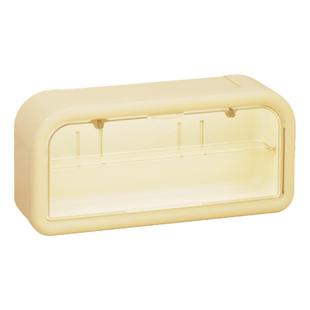 盲盒展示架带灯泡泡玛特萌粒防尘柜亚克力阶梯式手办收纳盒壁挂