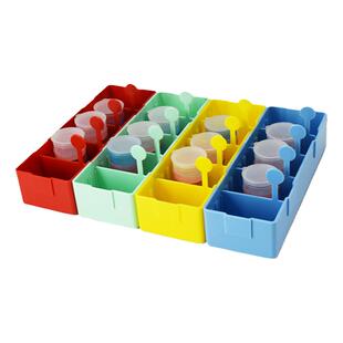 医用输液盒摆药盒液体摆放盒发分换口服药盘分隔收纳盒早中杯组合