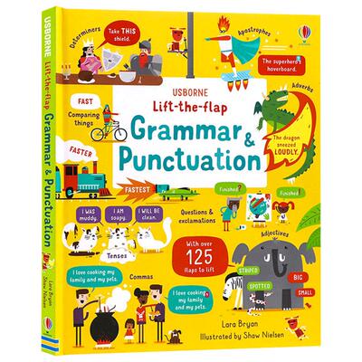英文原版 Lift-the-Flap Grammar and Punctuation 英语语法和标点运用学习 纸板翻翻书 儿童绘本英语启蒙 英文版 进口英语书籍