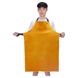 电焊牛皮围裙耐磨隔热防烫耐高温防护衣工作服焊工氩弧焊反穿衣