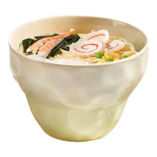 墨色高颜值斗笠面碗家用2024新款葫芦碗大碗汤面碗好看的吃面条碗