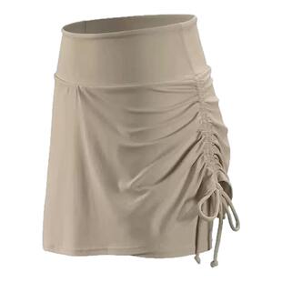 2025新款夏季高腰收腹提臀运动短裤外穿跑步训练健身裤裙瑜伽服女