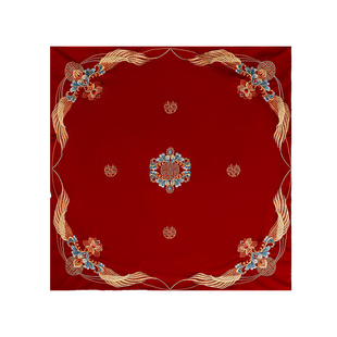 红盖头新娘结婚2026新中式刺绣婚庆流苏头纱出嫁蒙头婚礼用品大全