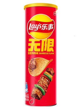乐事无限薯片嗞嗞烤肉味90g