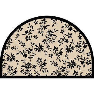 半圆高级感入户门地垫PVC进门地毯门口丝圈脚垫入门防滑外面门垫