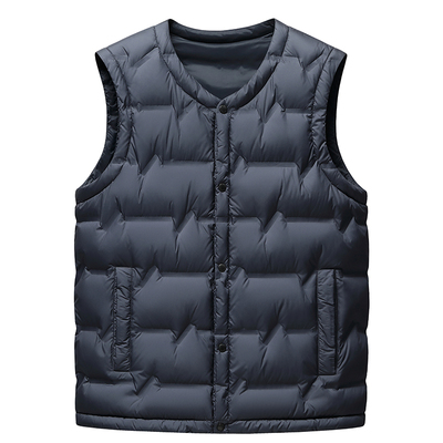 【鹅绒】雅鹿羽绒马甲男2025冬季新款中老年加厚保暖内胆坎肩背心