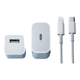 能适PD30W快充适用苹iphone12果14充电器20W头13pro闪充快速XS手机11加长2米套装8平板ipad插头typec一套