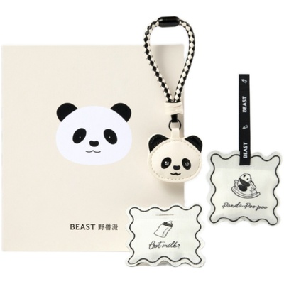 野兽派熊猫噗噗车载汽车香水香薰